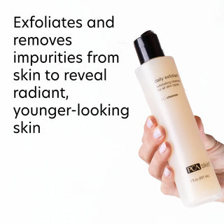 PCA Skin Daily Exfoliant gently exfoliates impurities for smoother-looking skin